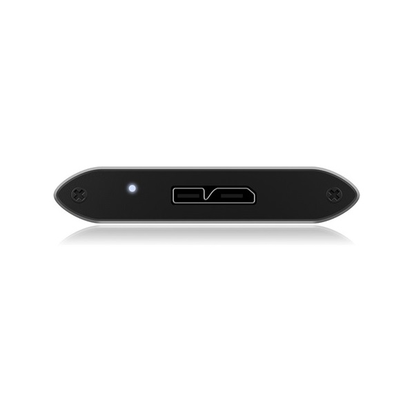 Raidsonic ICY BOX IB-182aMU3 mSATA USB3.0 külső ház fekete