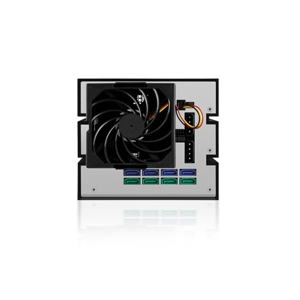 Raidsonic ICY BOX IB-554SK HDD  3.5" backplane fekete