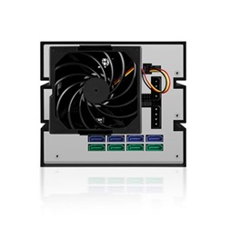 Raidsonic ICY BOX IB-554SK HDD  3.5" backplane fekete