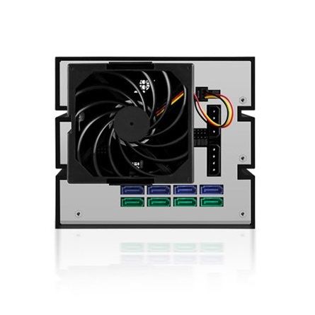 Raidsonic ICY BOX IB-554SK HDD  3.5" backplane fekete