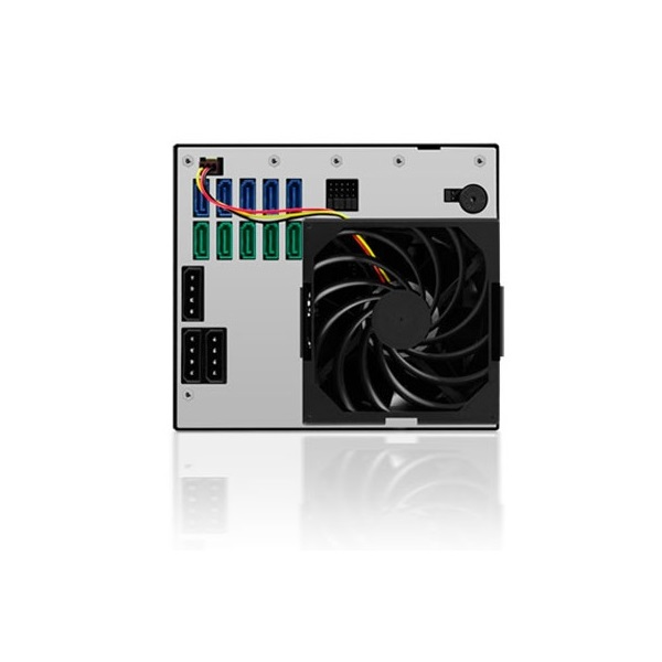 Raidsonic ICY BOX IB-555SSK HDD 3.5" backplane fekete