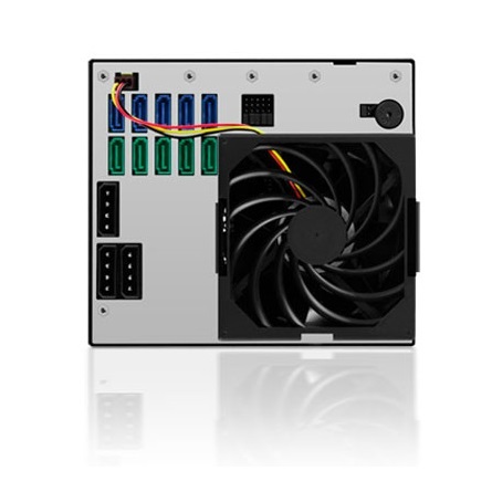 Raidsonic ICY BOX IB-555SSK HDD 3.5" backplane fekete