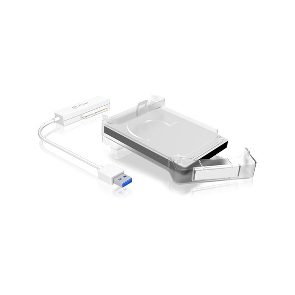 Raidsonic ICY BOX IB-AC703-U3 2.5" USB3.0 SATA külső ház átlátszó