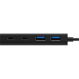 Raidsonic ICY BOX IB-HUB1426-CPD  5-portos USB-C hub fekete