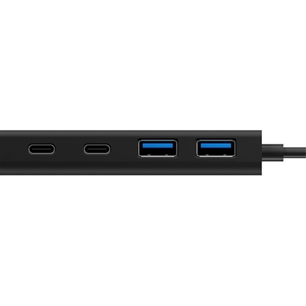 Raidsonic ICY BOX IB-HUB1426-CPD  5-portos USB-C hub fekete