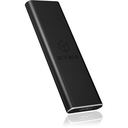 Raidsonic ICY BOX IB-183M2 M.2 NGFF M.2 SATA USB3.0 külső ház fekete (Újracsomagolt)