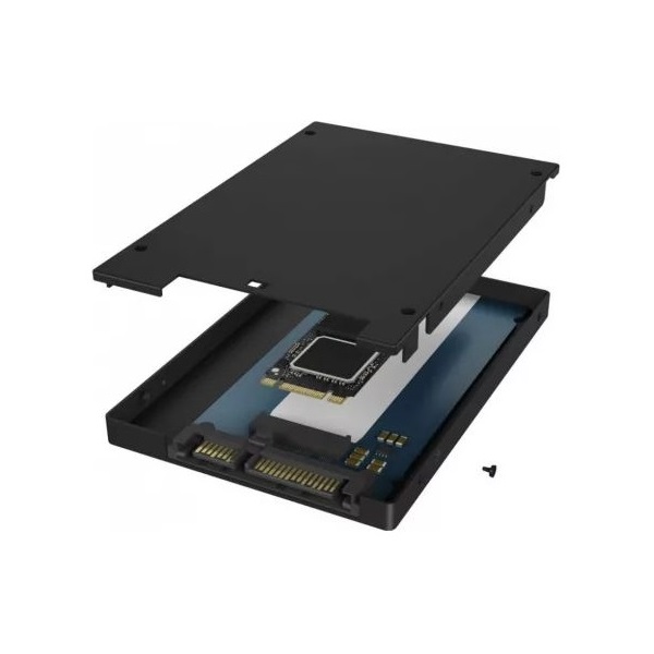 Raidsonic M.2 SATA adapter fekete