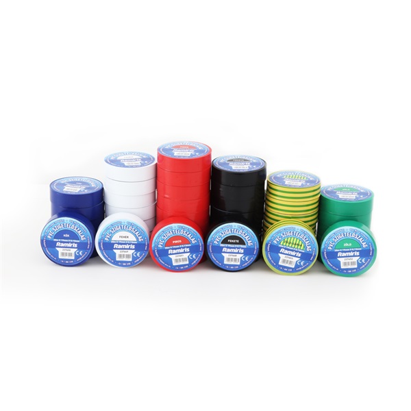 Ramiris 0,13 mm x 19 mm x 20 m zöld PVC szigetelőszalag (Újszerű)