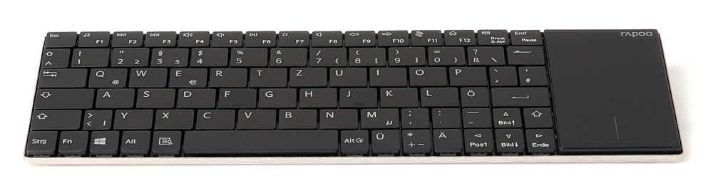 Rapoo 157234 "E2710" HUN fehér vezeték nélküli Touchpad billentyűzet
