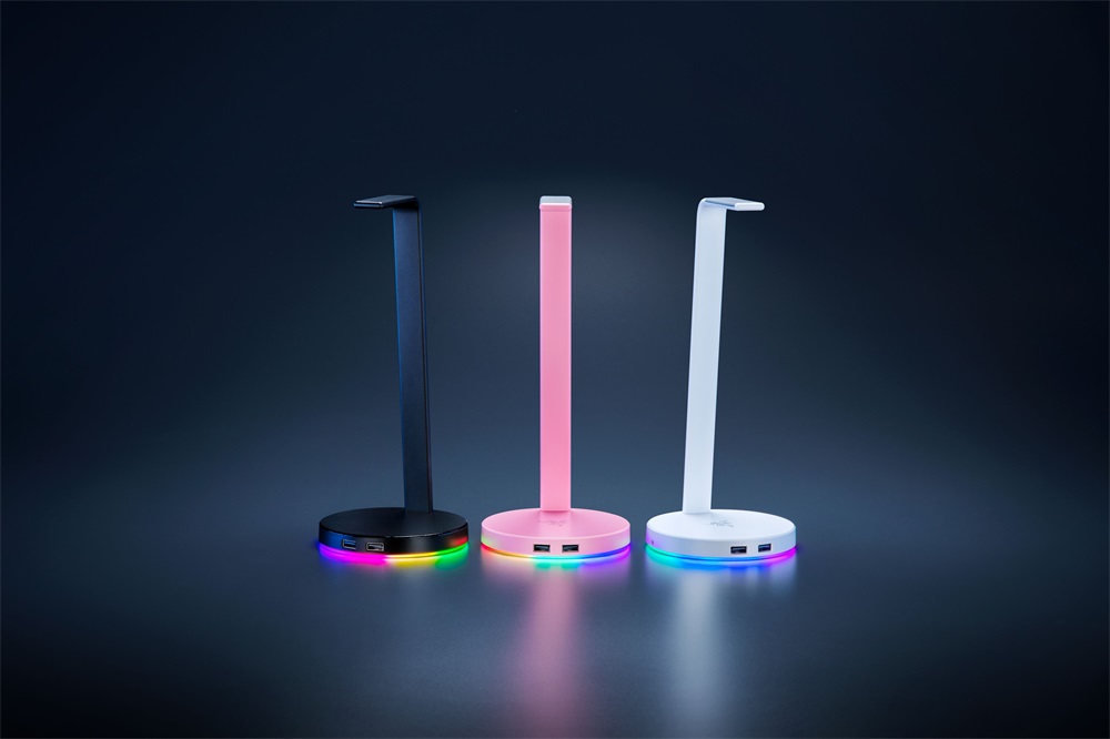 Razer Base Station V2 Chroma rózsaszín headset állvány és USB hub