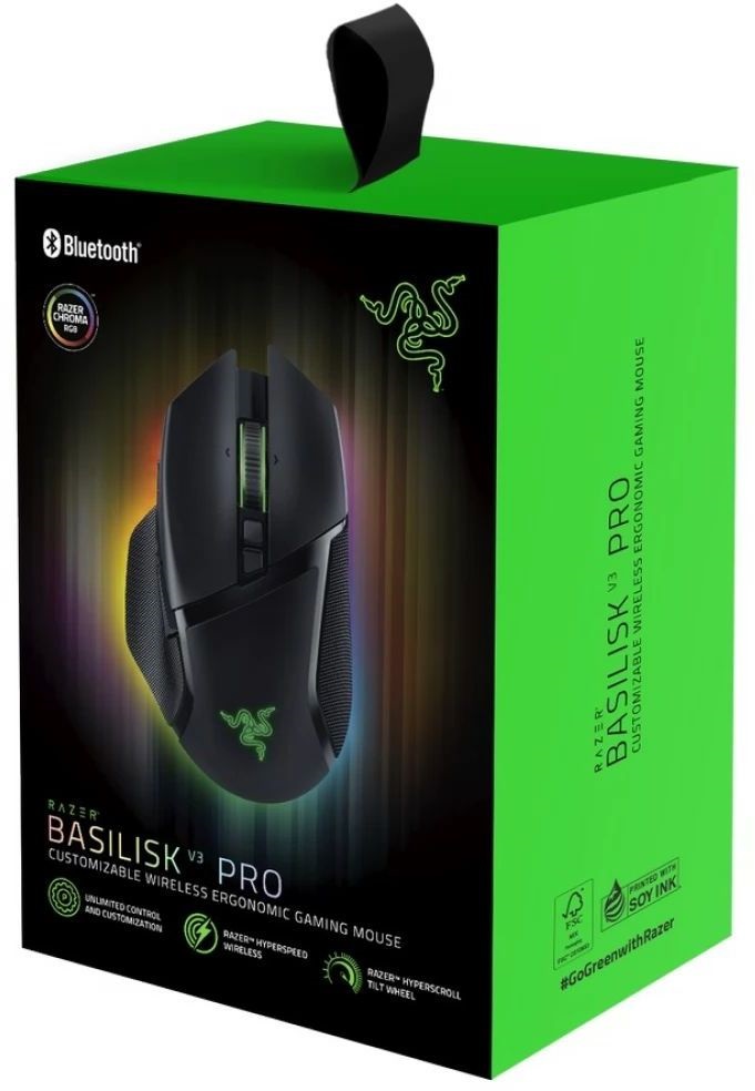 Razer Basilisk V3 Pro fekete gamer egér
