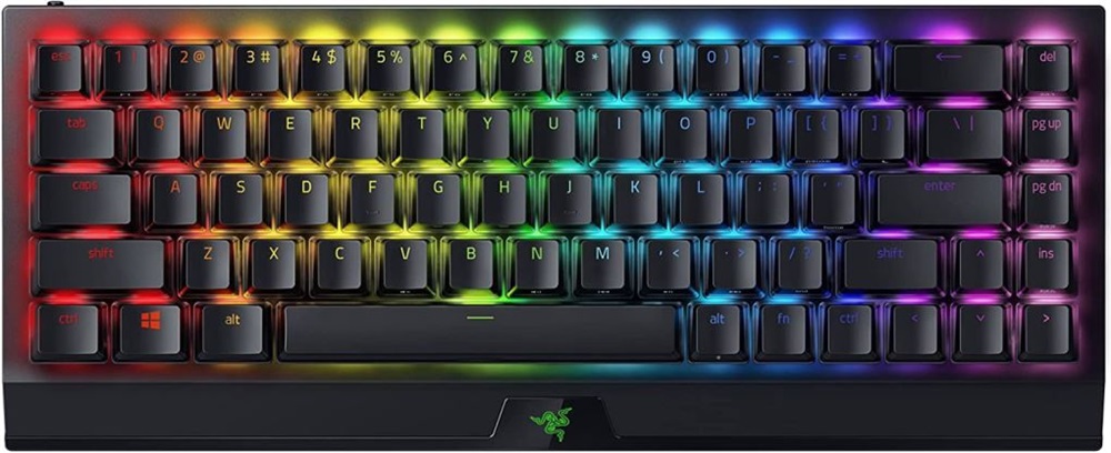 Razer BlackWidow V3 Mini HyperSpeed UK vezeték nélküli fekete (yellow switch) gamer billentyűzet