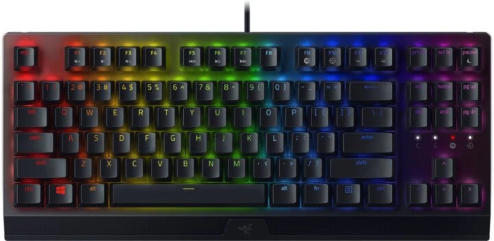 Razer BlackWidow V3 Tenkeyless (Green Switch) US RGB gamer billentyűzet