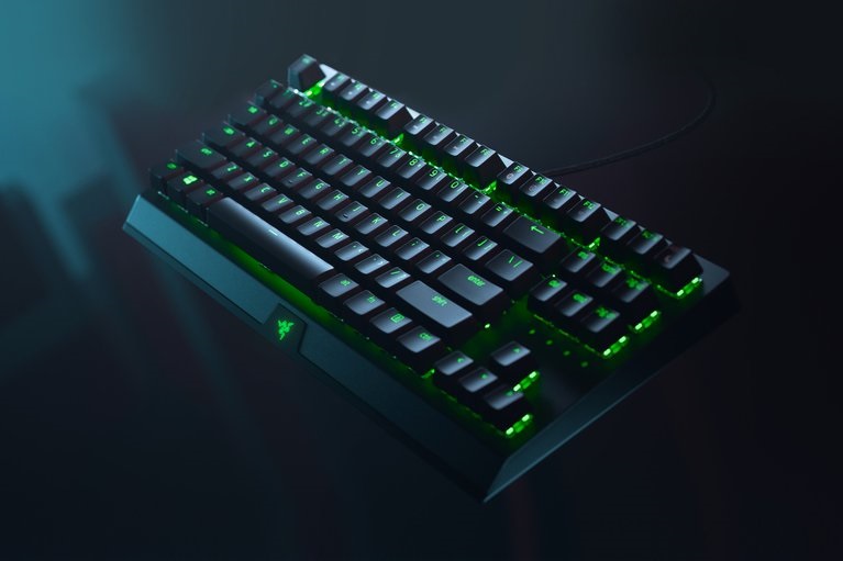 Razer BlackWidow V3 Tenkeyless (Green Switch) US RGB gamer billentyűzet