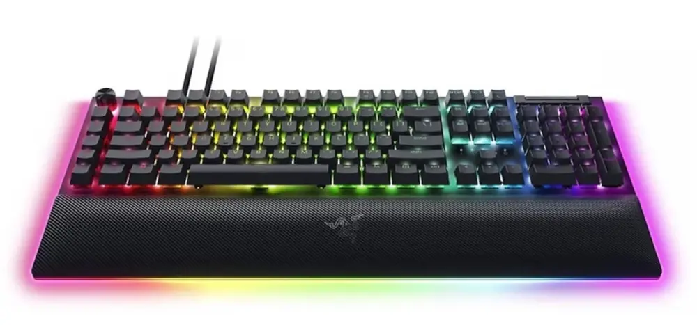 Razer BlackWidow V4 Pro US fekete (green switch) gamer billentyűzet