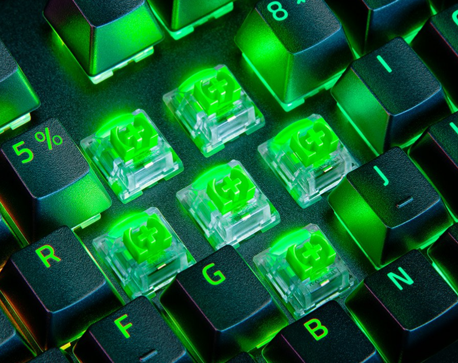 Razer BlackWidow V4 Pro US fekete (green switch) gamer billentyűzet