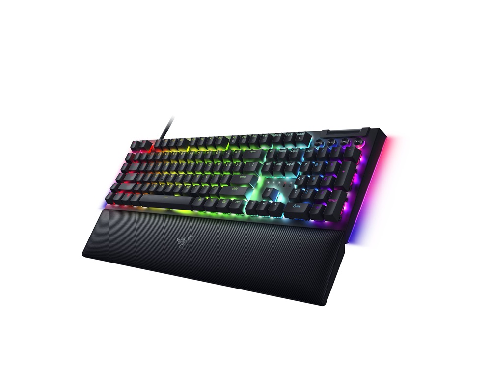 Razer BlackWidow V4 UK fekete (green switch) gamer billentyűzet