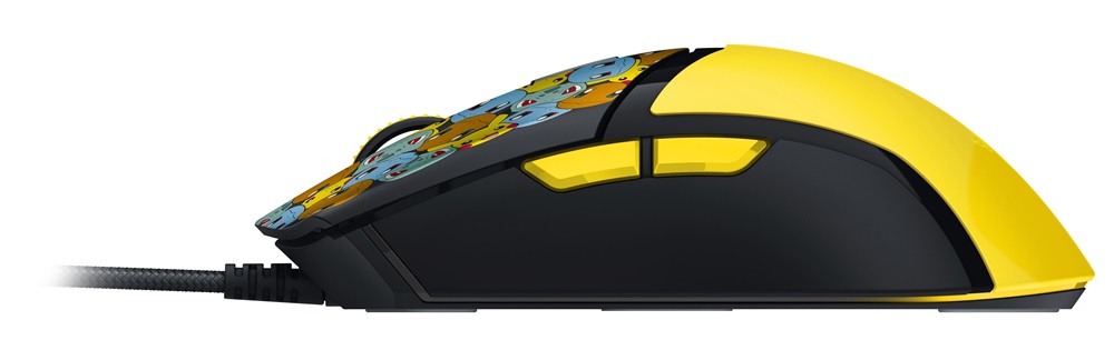 Razer Cobra - Pokémon Kanto Starters Ed. vezetékes sárga-fekete egér