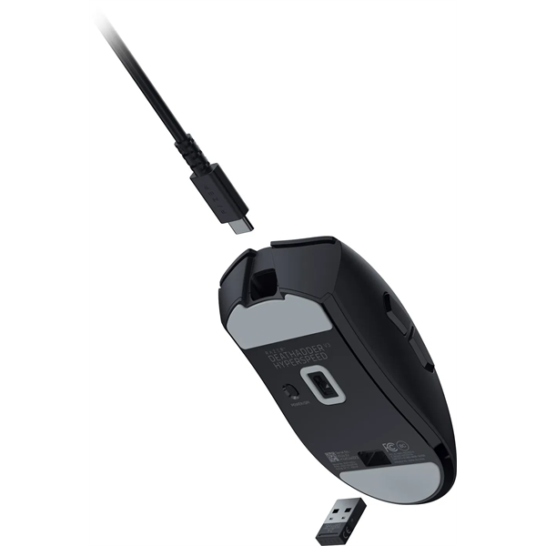 Razer DeathAdder V3 HyperSpeed fekete gamer egér