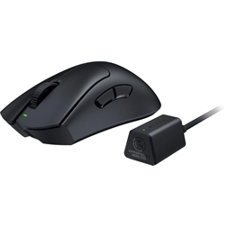 Razer DeathAdder V3 Pro fekete vezeték nélküli gamer egér + HyperPolling vezeték nélküli vevő