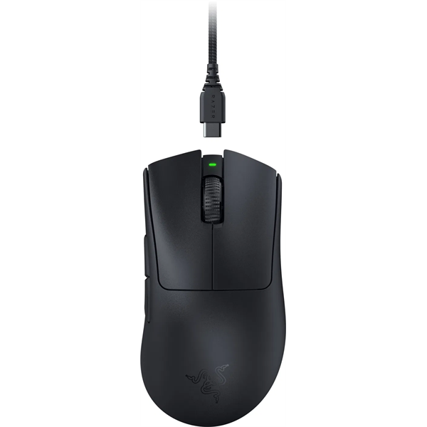 Razer DeathAdder V3 Pro fekete vezeték nélküli gamer egér + HyperPolling vezeték nélküli vevő