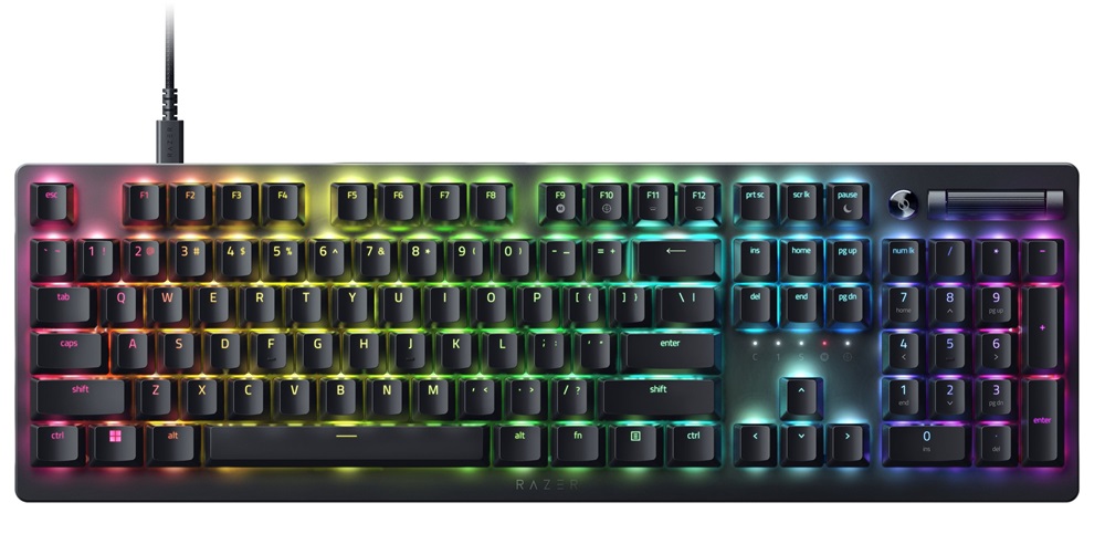 Razer DeathStalker V2 US fekete (Purple switch) billentyűzet