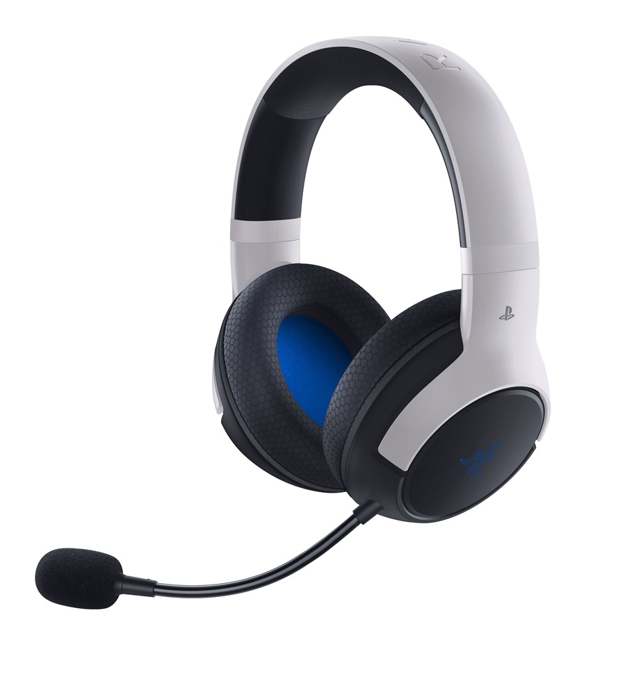 Razer Kaira Hyperspeed for Playstation fehér gamer headset