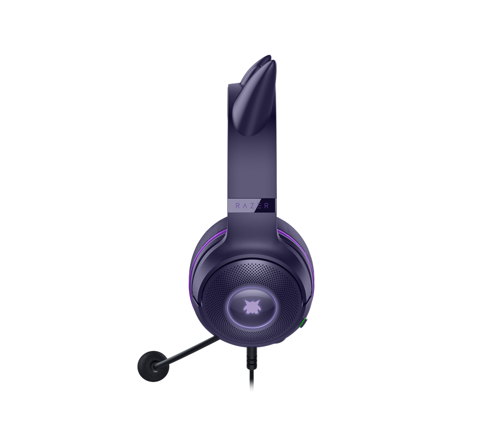 Razer Kraken Kitty V2 - Pokémon Gengar Ed. lila headset