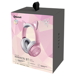 Razer Kraken Kitty V2 rózsaszín vezeték nélküli gamer fejhallgató