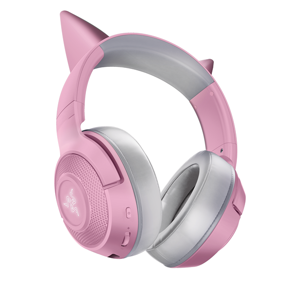 Razer Kraken Kitty V2 rózsaszín vezeték nélküli gamer fejhallgató