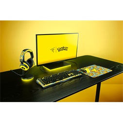 Razer Kraken V4 X - Pokémon Kanto Starters Ed. sárga-fekete headset
