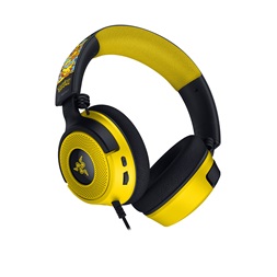 Razer Kraken V4 X - Pokémon Kanto Starters Ed. sárga-fekete headset