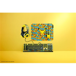 Razer Kraken V4 X - Pokémon Kanto Starters Ed. sárga-fekete headset