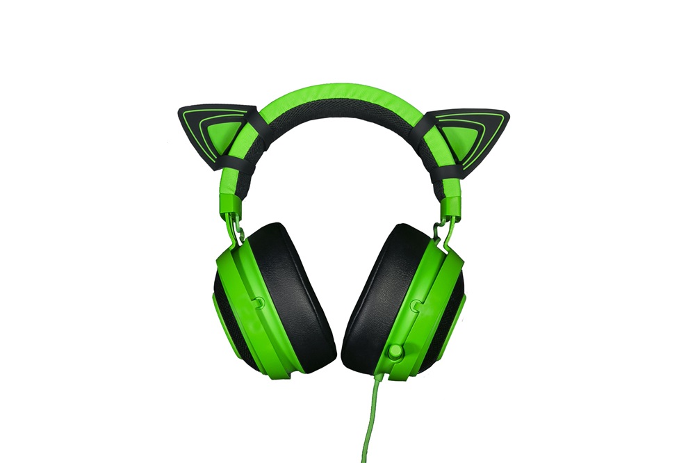 Razer Krakenhez zöld cicafülek