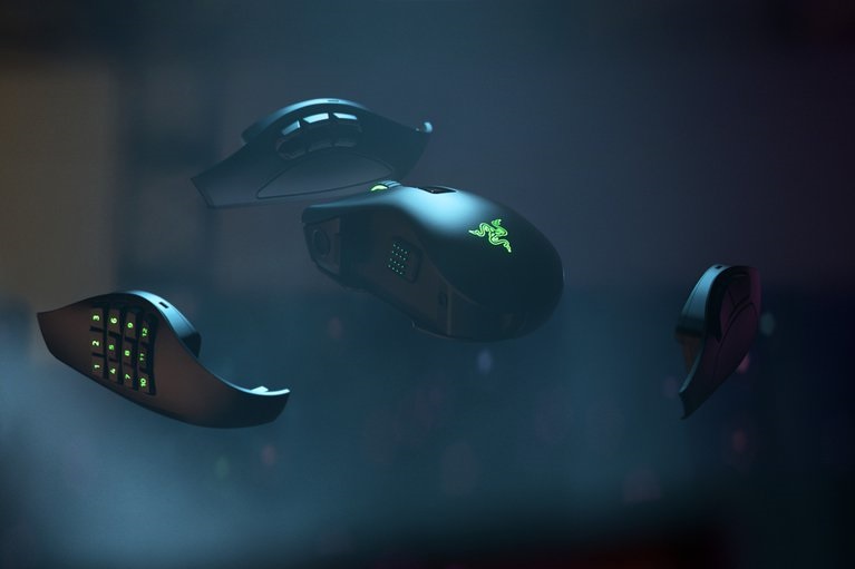 Razer Naga Pro cserélhető gombos 20000dpi gamer egér