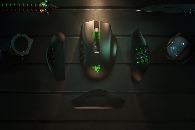 Razer Naga Pro cserélhető gombos 20000dpi gamer egér