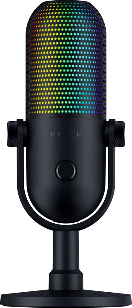 Razer Seiren V3 Chroma fekete gamer mikrofon