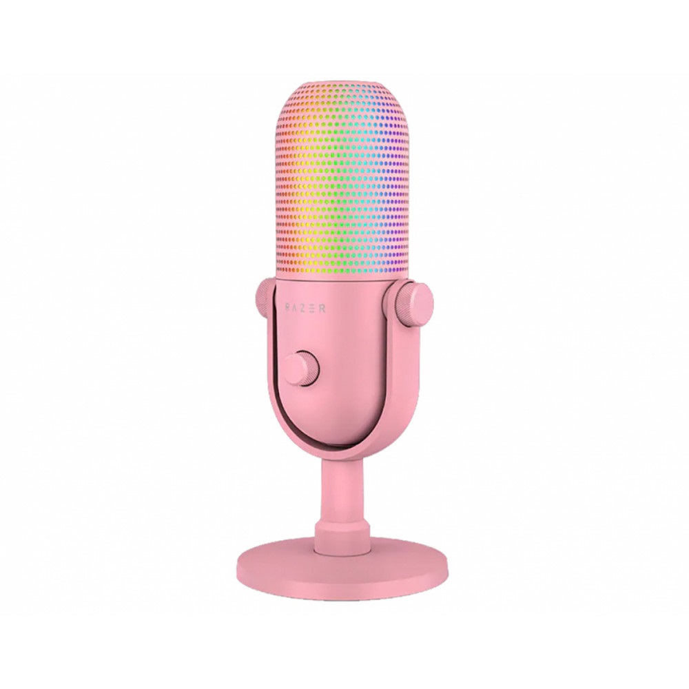 Razer Seiren V3 Chroma rózsaszín gamer mikrofon