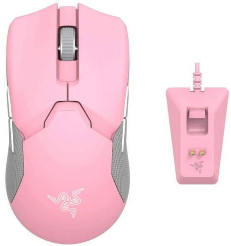 Razer Viper Ultimate vezeték nélküli rózsaszín egér & dokkoló