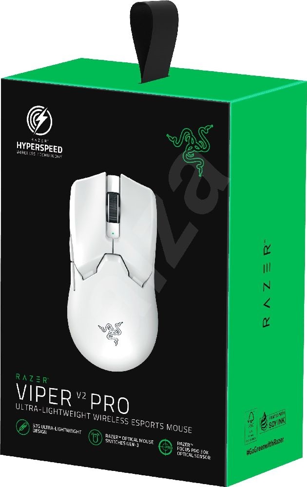Razer Viper V2 pro fehér gamer egér