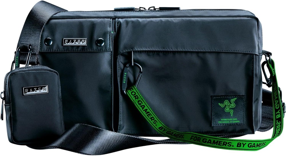 Razer "Xanthus Crossbody" fekete gamer táska