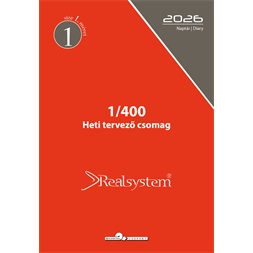Realsystem 1/400 éves heti beosztású gyűrűs naptár kiegészítő