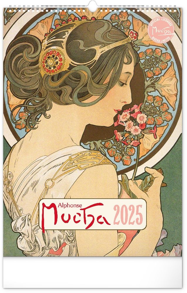 Realsystem 2025 Alphonse Mucha 6094-AM falinaptár