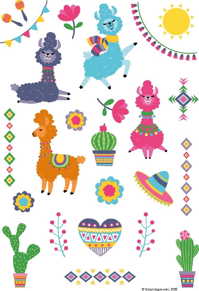 Realsystem 2025 Happy Llamas 6097-HL falinaptár
