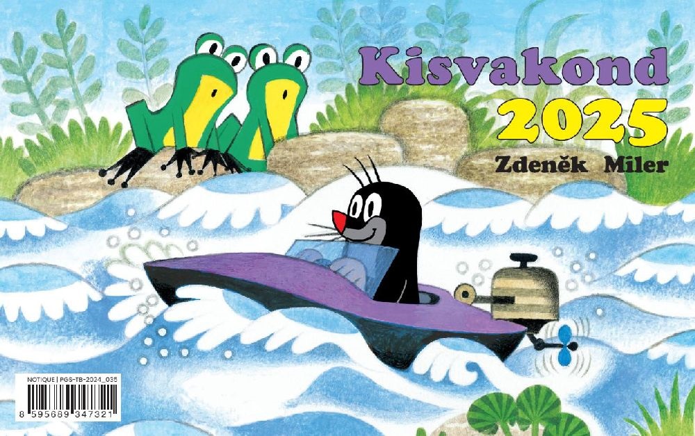 Realsystem 2025 Kisvakond 7835-LM mini asztali naptár