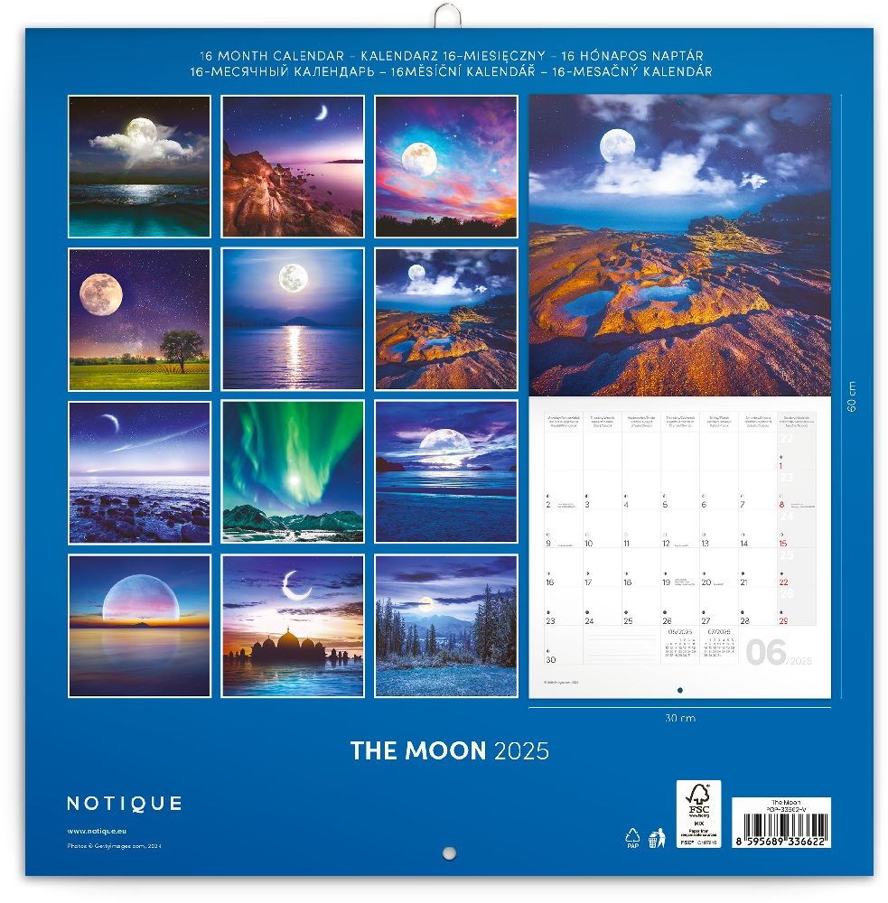 Realsystem 2025 Moon 6097-MO falinaptár