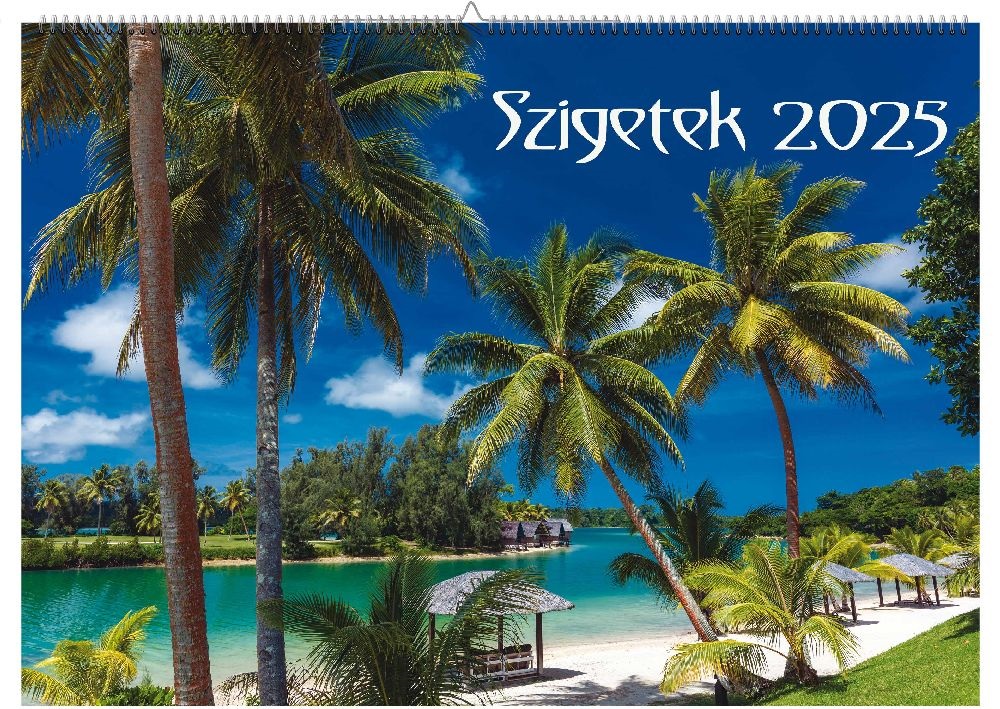 Realsystem 2025 Szigetek 6091-SI falinaptár