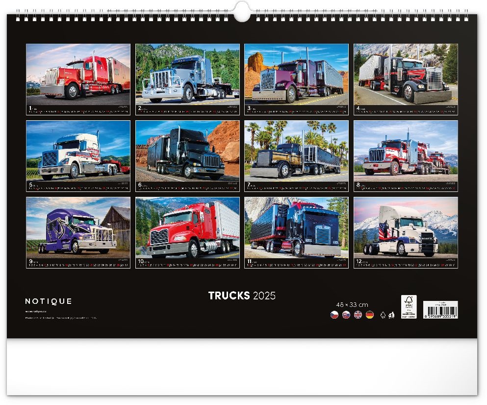 Realsystem 2025 Truck 6094-TR falinaptár