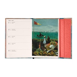 Realsystem 2026 5412 Claude Monet B6 mágneses zsebnaptár