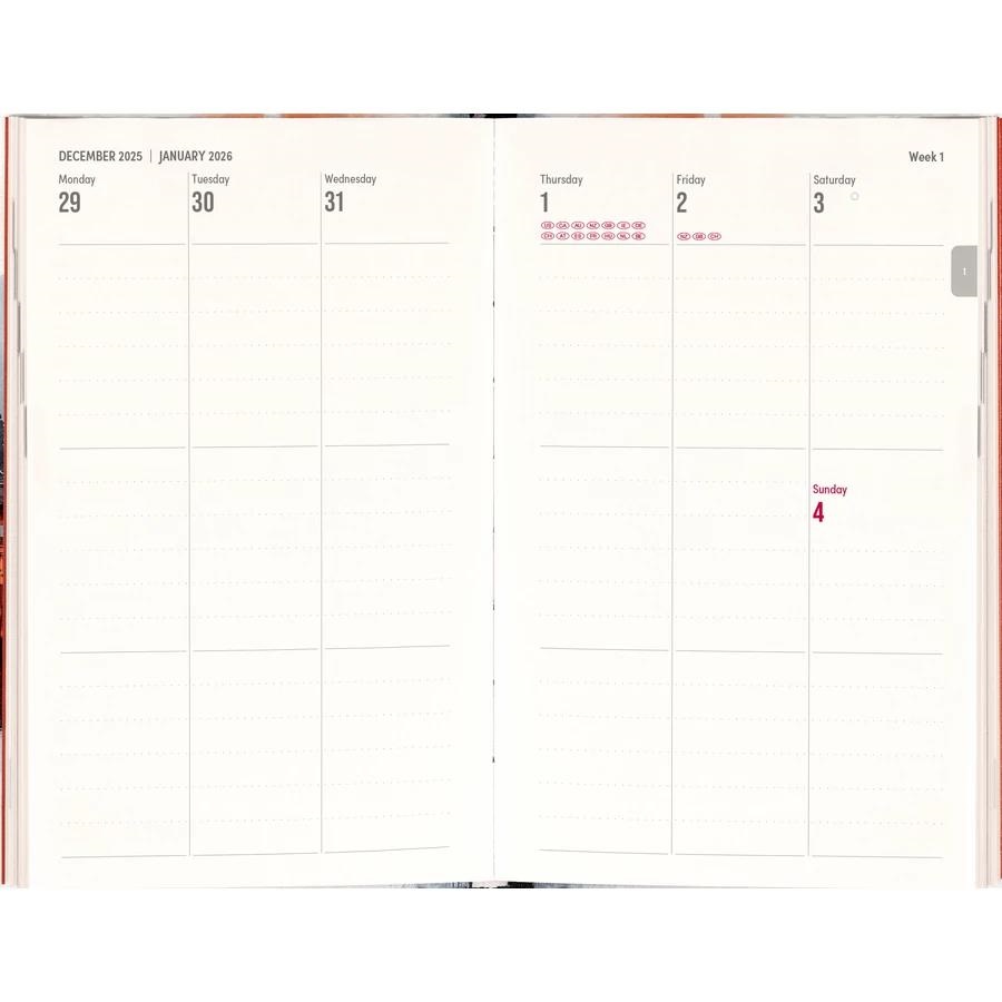 Realsystem 2026 5413 Fox 13x21cm mágneses zsebnaptár